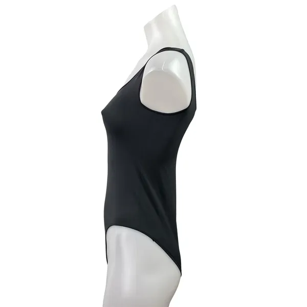 Skims Women's Black Sleeveless Scoop Neck Stretch Cami Tank Bodysuit Top XXS/XS - Image 2