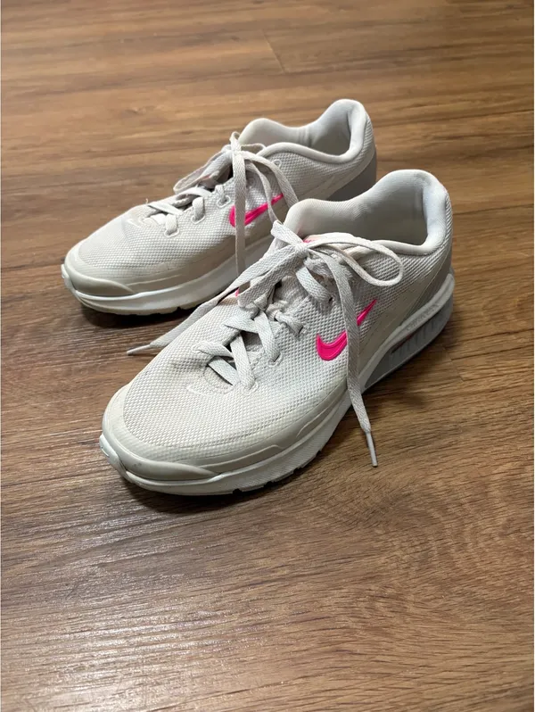 Nike Air Max SYSTM Women’s Size 8 White Gray Pink Running Sneakers Shoes - Image 4