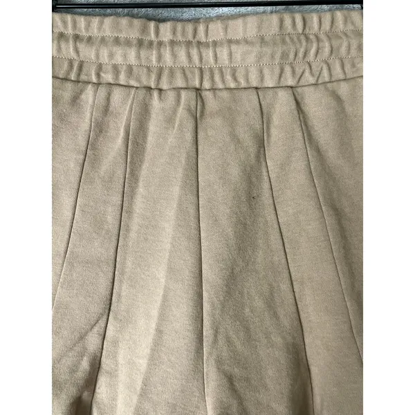 UGG Women's Phaedra Short Tan Elastic Drawstring Flounce Ruffle Lounge Shorts XS - Image 4