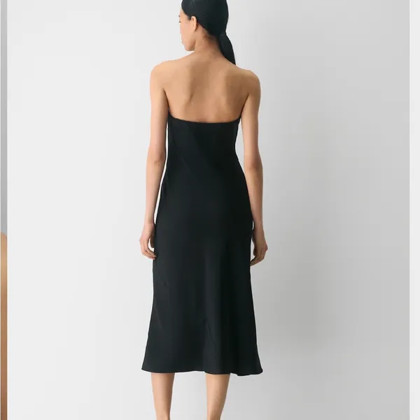 Aritzia TEN strapless satin midi dress NEW - Image 2