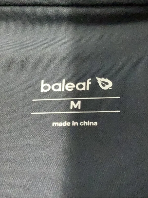 Baleaf Black High-Rise Bike Shorts with Side Pockets - Image 3