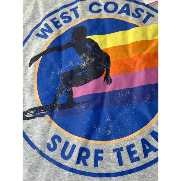 Grayson/Threads West Coast Surf Team Graphic Sweatshirt XXL Gray New - Image 8