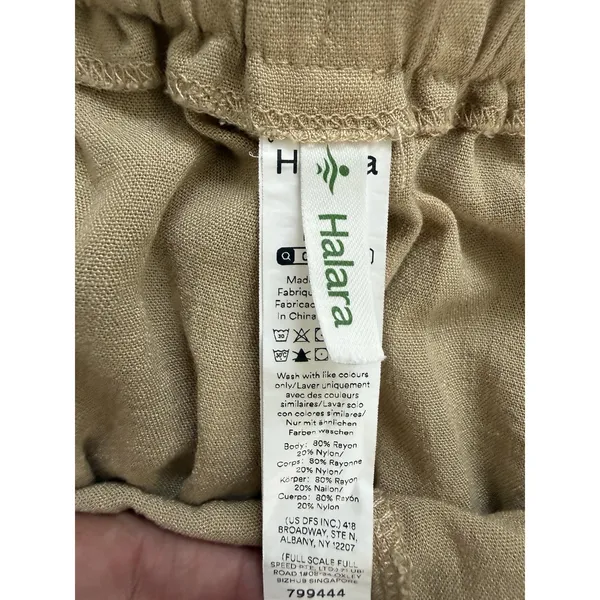 Halara Flex High Waisted Pocket Wide Leg Work Pants Preppy Women’s Size L - Image 8