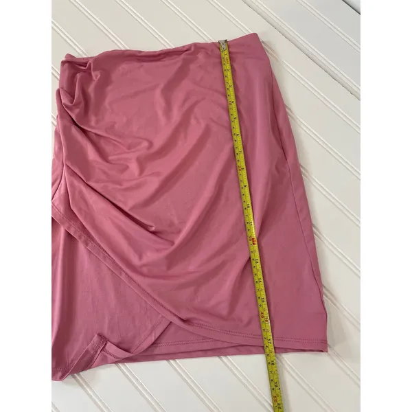Superdown & Mango Faux Leather Pants & Ruched Faux Wrap Mini Skirt Bundle Sz XS - Image 3