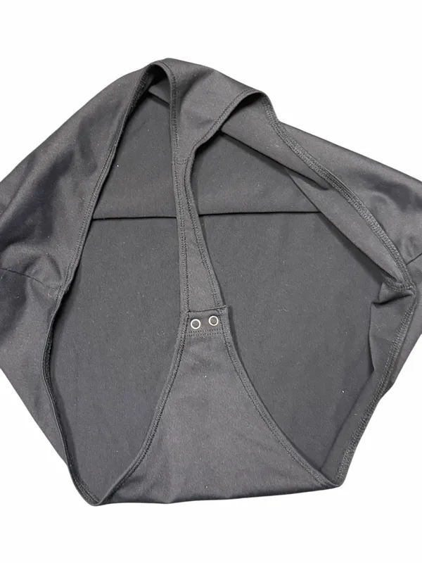 Abercrombie Soft AF One Shoulder Contour Bodysuit Black XL NEW Stretch - Image 4