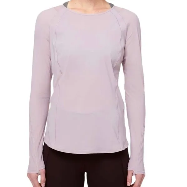 Size 6 Lululemon Sculpt Long Sleeve Powdered Mauve - Image 2