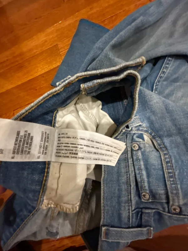 HOLLISTER CALIFORNIA SLIM STRAIGHT EPIC FLEX denim jeans size w 29/L32 - Image 21