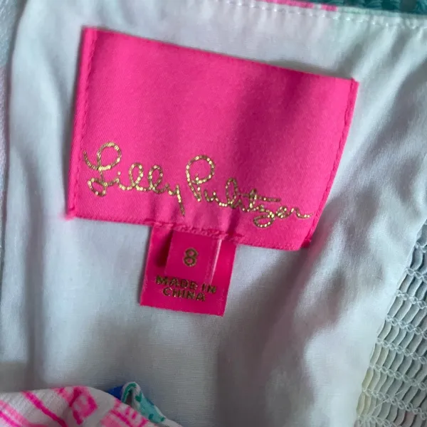 lilly pulitzer dress with built in shorts - Image 3