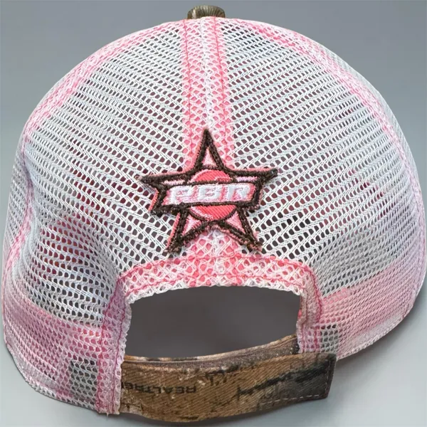 Infinity Headwear -Camouflage /Pink Trucker Vel-cro back Cap - Image 3