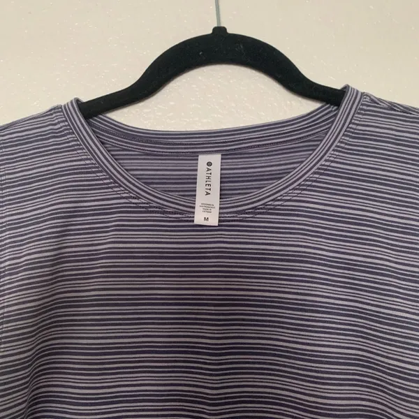 Cloudlight Striped Muscle Tank Whisper Medieval Blue Gray Women’s Medium - Image 3