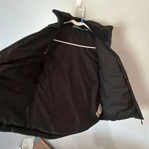 Free Country Women’s Small Black Down Puffer Vest Full Zip Snap Pockets #1100 - Image 6