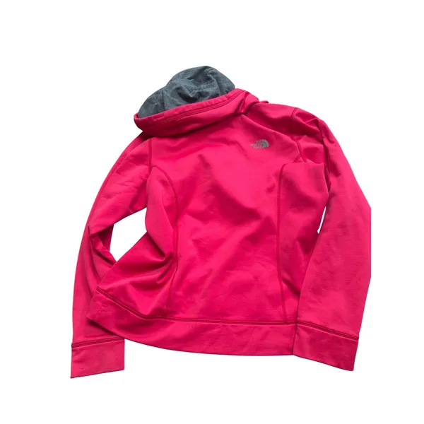 The North Face Womens Pink Graphic Logo Pullover Hoodie‎ Sweatshirt Size Large - Image 2