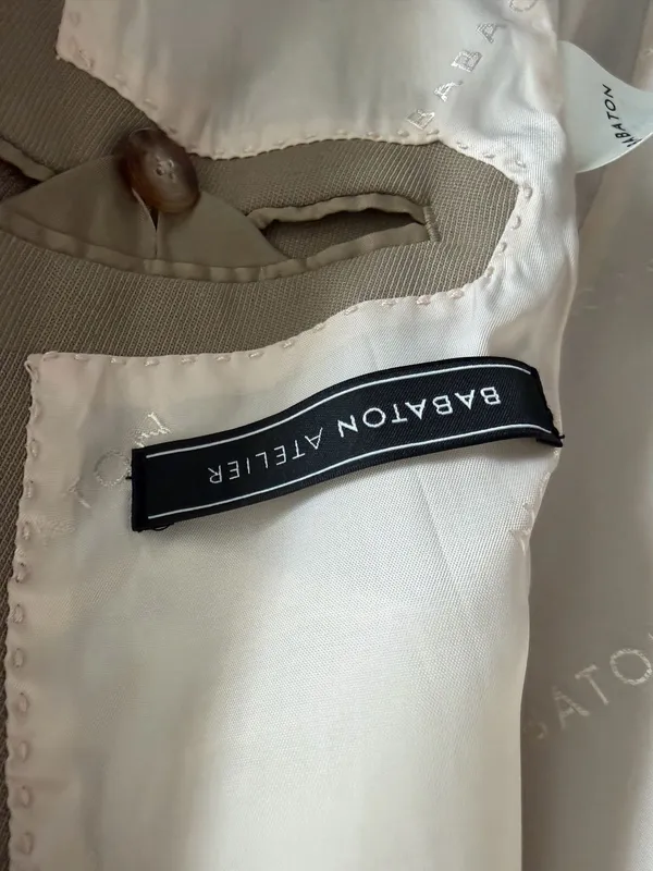 Aritzia Babaton Atelier Wool Blazer Taupe Camel Suiting Jacket XXS - Image 8