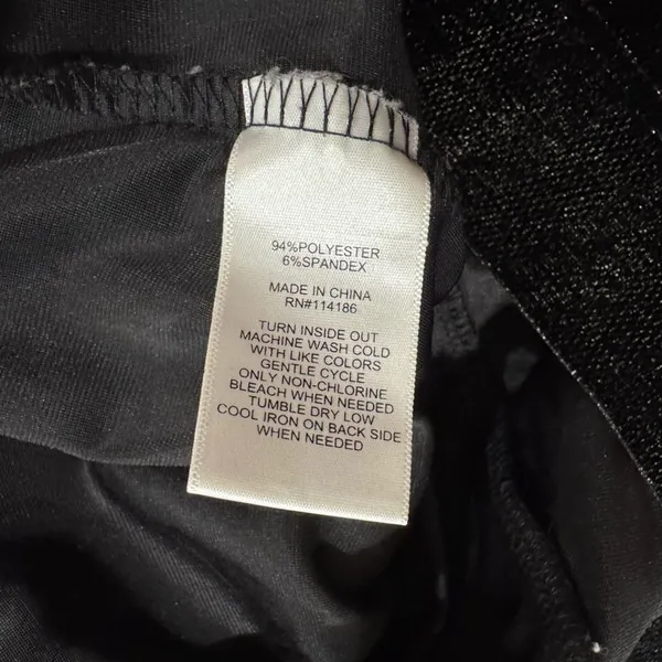 Juicy Couture Black Metallic Sweatpants Joggers Women’s Small - Image 3