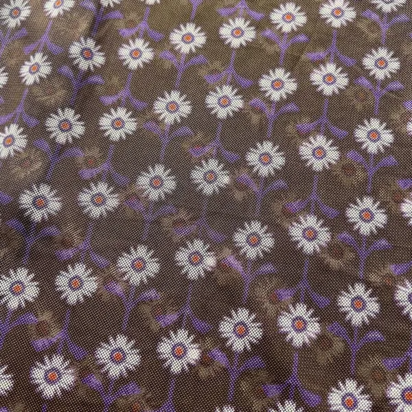 Lavender Moon Shirt Womens XL Sheer Mesh Floral Print Long Sleeve Retro Preppy - Image 11