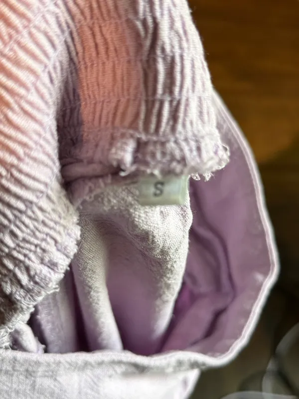 Amazon Purple linen cropped pants - Image 4
