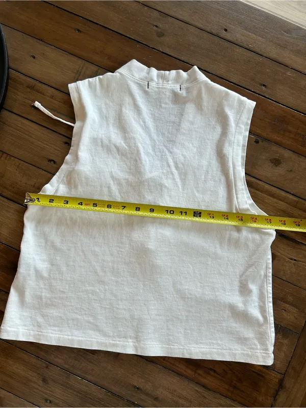 AMO Denim Aviva Tank Top White Cotton S - Image 9