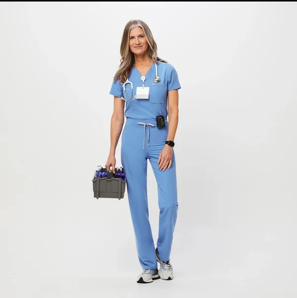 Catarina One Pocket Scrub Top - Image 3