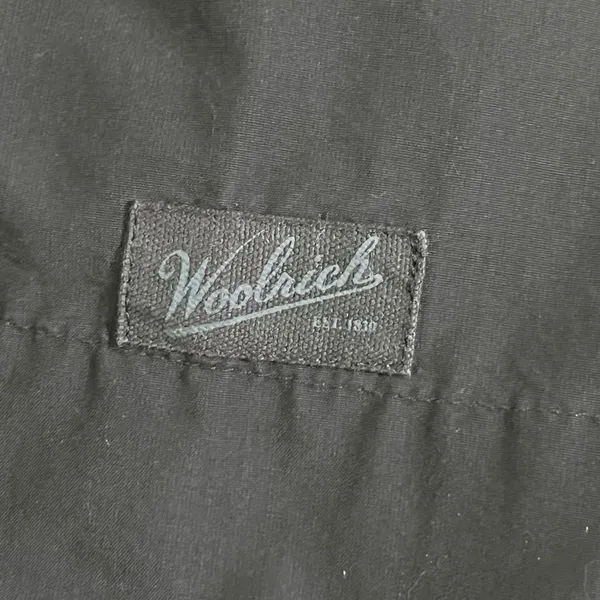 Woolrich Army Green Utility Field Jacket Safari Anorak Cinch Waist Medium - Image 10