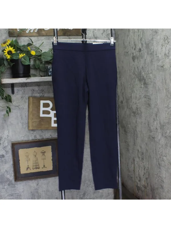 NWT A New Day Womens High-Rise Skinny Ankle Pull-on Pants 93011552 Navy Blue 6 - Image 2