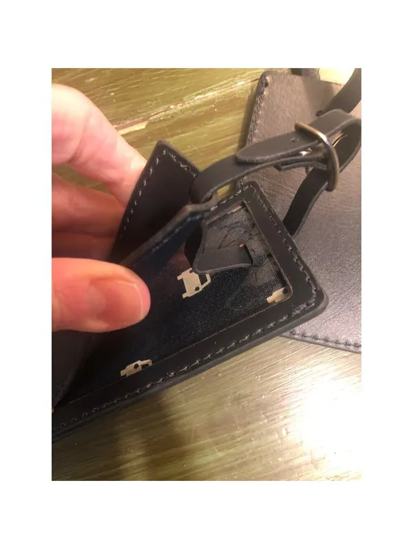 Orla Kiely for Target Black Luggage Tags - Qty 2 - Image 3