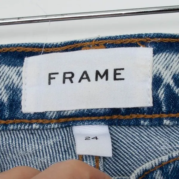 Frame Womens Le High Straight Denim Jeans Size 24 Lombard Wash High‎ Rise Staple - Image 4