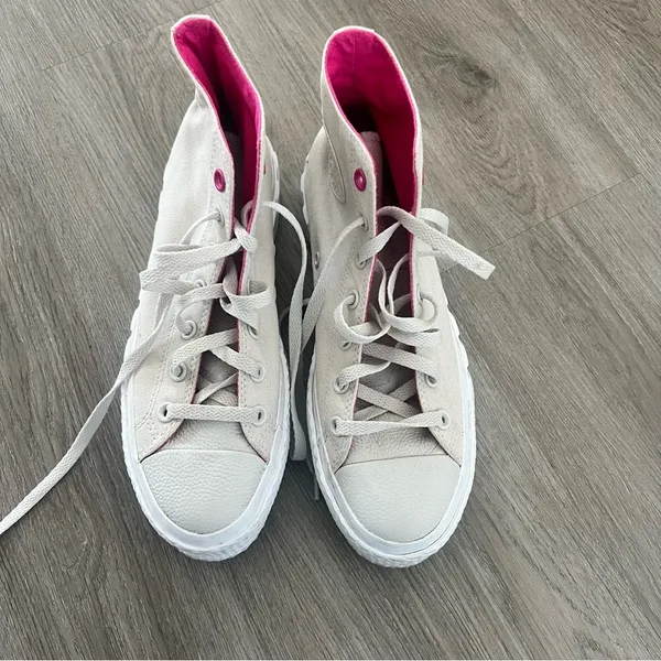 Converse Chuck Taylor All Star Lift 2X High 'Pale Putty' Size 8.5 - Image 2