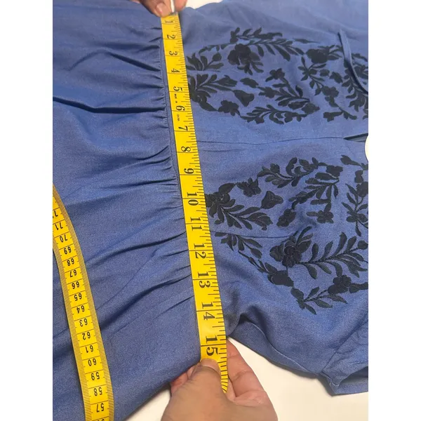 Lost + Wander Riviera Midi Blue Medium Dress - Image 7