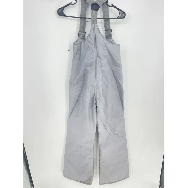 Vtg JC Killy Bib Overalls Women 10 Gray Ski‎ Insolated Quilted Snow Suspenders - Image 5