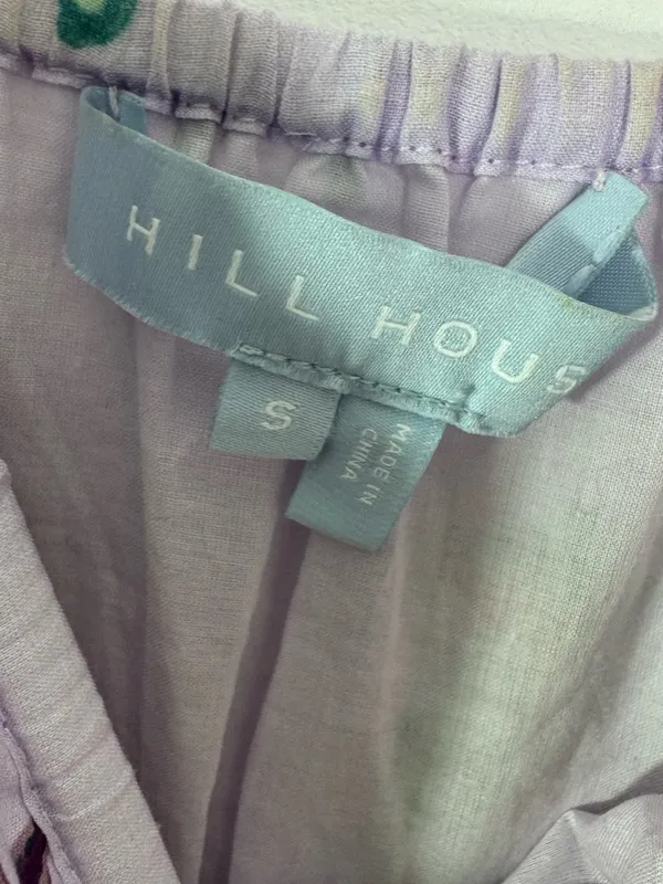 Hill House Cotton Lucia Dress in Sea Creatures Lilac Purple Size S - Image 7