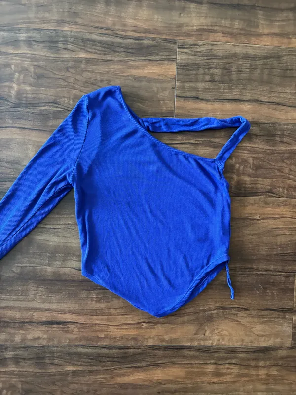 NWOT Free People PURPLE Kiss Me Top - Image 4
