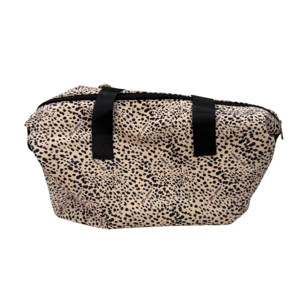 Mali & Lili Cream & Black Weekender Travel Duffle Bag MSRP $128 - Image 2