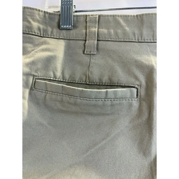 Dickies Womens Bootcut Work Pants Khaki Slim Fit‎ Stretch Durable wide leg 14R - Image 3