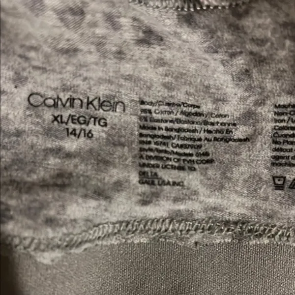 Calvin Klein Gray Leopard Print Bralette - Image 4