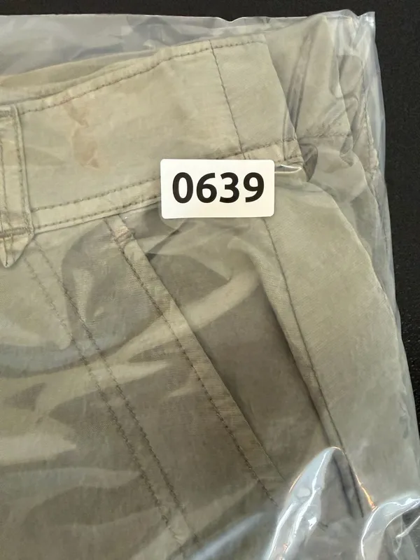 Free People Pleated High Rise Lyocell Blend Shorts Olive Green Size 14 - Image 7