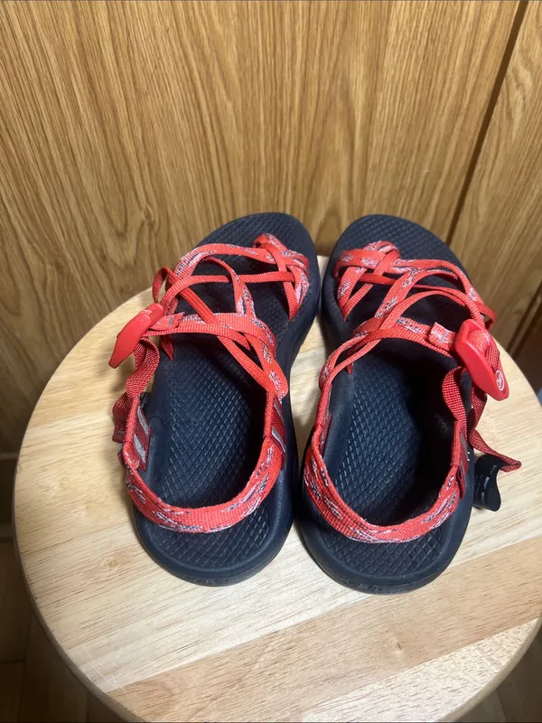 Chaco Red Strappy Trail Sandals - Image 3