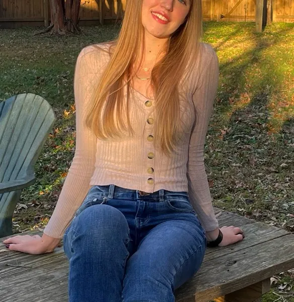 Aeropostale tan button up long sleeve top  - Image 4