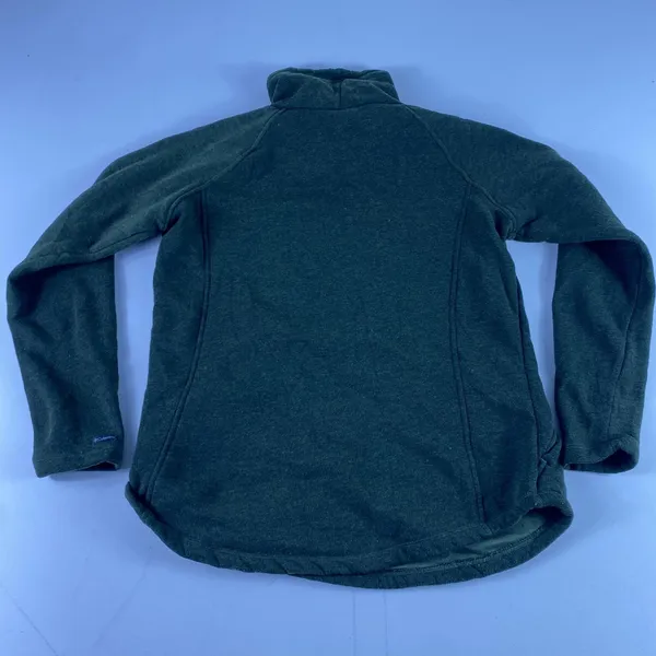 Columbia Pullover Womens Medium‎ Green Fleece Cowl Neck Sherpa Lined Long Sleeve - Image 7