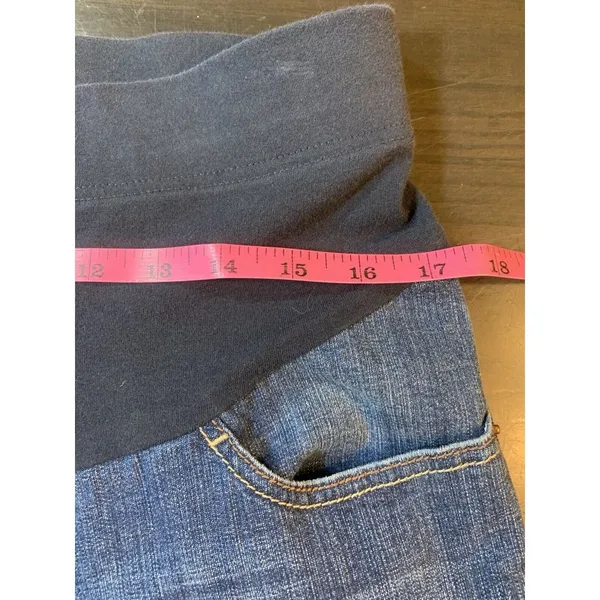 Oh Baby Motherhood‎ Maternity Denim Crop Jeans Medium Basic Everyday Minimalist - Image 7
