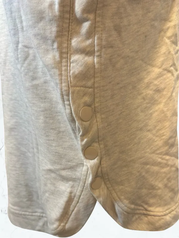 Wrangler Retro Aztec Logo Sweatshirt Southwestern Westerncore Side Snaps Gray L - Image 11