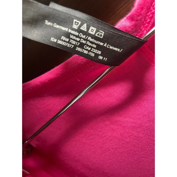 Victorias Secret Super Model Essentials Pink Modal Sleep Shirt Nightgown LG - Image 5