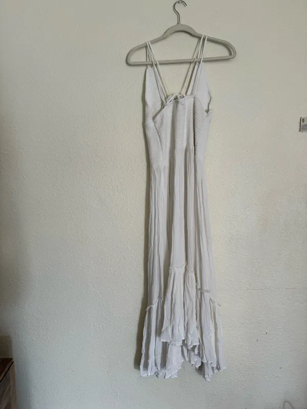 NWOT free people Fun In The Sun Maxi Dress in Ivory - Image 9