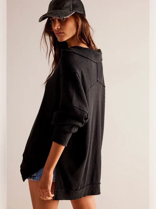 We‎ the free walk away tunic in dark gray size small - Image 2
