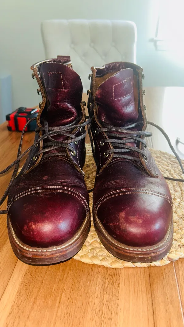 Chippewa boots for men size 12 Red - Image 7