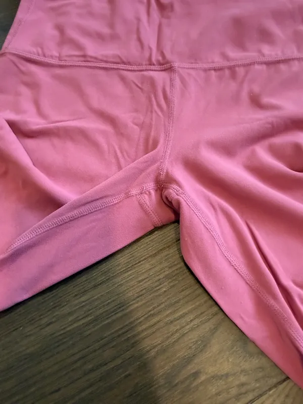 Athleta High-Waist Cropped Leggings in Pink Small - C37-083 - Image 4