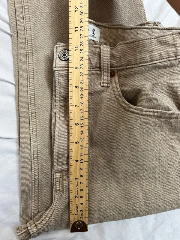 Abercrombie & Fitch 90’s ultra High-Rise Straight Jeans size 27” - Image 6