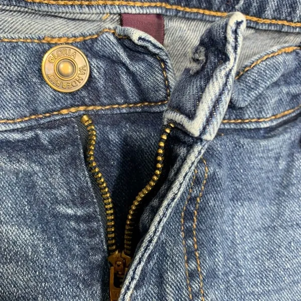 Gloria Vanderbilt Boyfriend Jeans Women 12 Blue Mid Rise Straight‎ Relaxed CDGVB - Image 13
