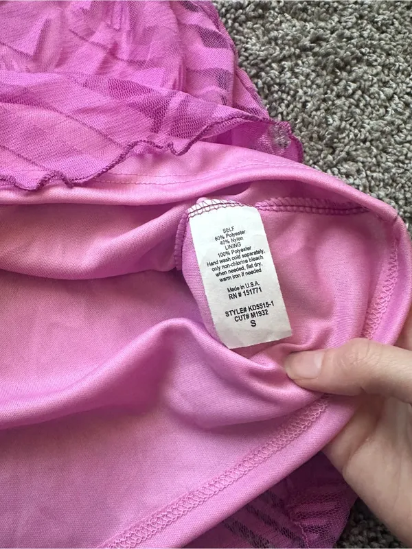 Le Lis Pink Mini Slip Dress - Image 5
