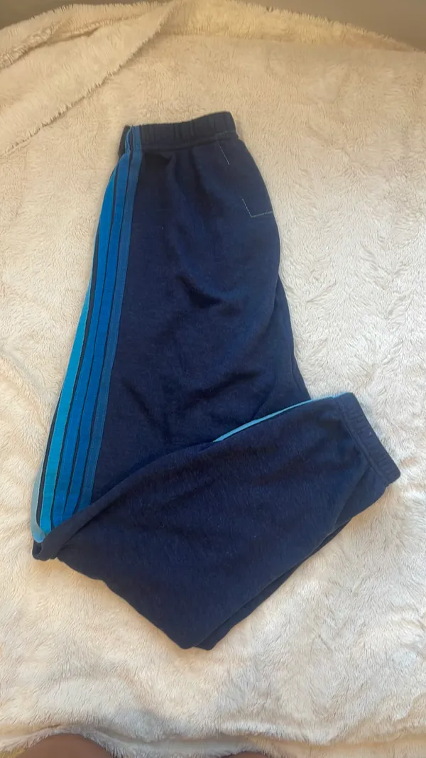 Aviator Nation Sweatpants 5 Stripe Navy Blue Medium - Image 2