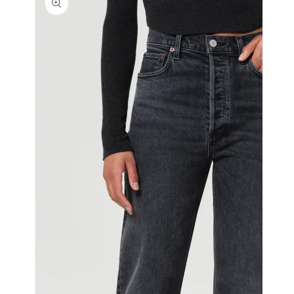 AGOLDE High Rise 90s Pinch Jeans - Black- Size 23 - Image 5